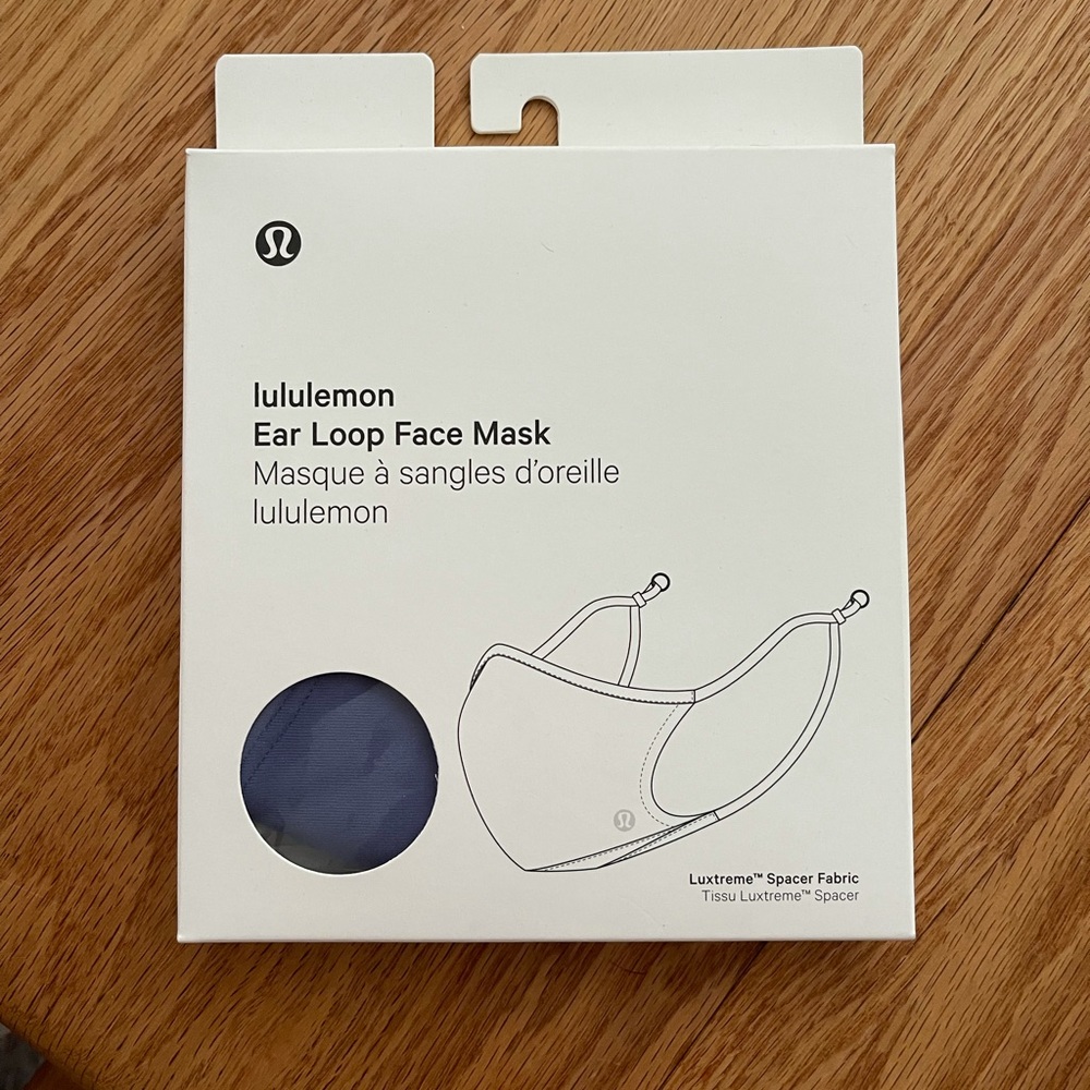 Lululemon Ear Loop Face Mask Water Drop
